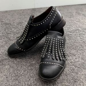 Italian Leather Studded Oxford